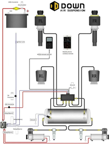 Smart Digital Air Management Lowered Air Ride Suspension <strong>System</strong> Electronically <strong>Controller</strong> for Honda CIVIC - Product Image 4