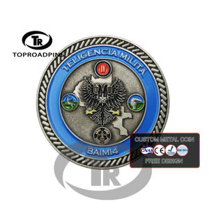 Moneda Conmemorativa de <span class=keywords><strong>2</strong></span> <span class=keywords><strong>Euros</strong></span> OEM y ODM, Moneda de Desafío Antigua de Latón, Oro y Plata en Bolsa, Artesanía Metálica Hecha a Mano - Product Image 1