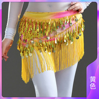 Dpw796 Nouveau Sexy Exotic Perlé Sequin Broderie Enveloppé Hip Waist Scarf pour Adultes Belly Dance Performance Wear