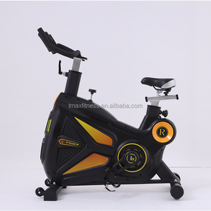 Bicicleta de Ejercicio Estacionaria Comercial en Venta, Bicicleta de <span class=keywords><strong>Spinning</strong></span> Profesional, Color Amarillo - Product Image 6