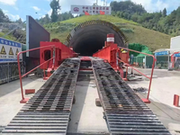 Échafaudage hydraulique autopropulsé à haute efficacité pour l'exportation - Adapté aux conditions de travail complexes dans les tunnels