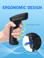 Lector de código de barras automático, pistola de escáner de código QR, interfaz USB con cable, escáner de código de barras de almacén, Android 1D, CCD