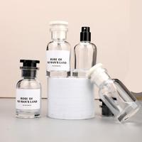 Flacon de Parfum Design Personnalisé 30ml 50ml 100ml, Vaporisateur Vide en Verre en Gros avec Boîte