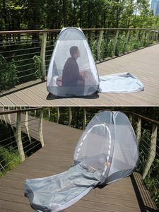 Tente de yoga pliable de haute qualité, <span class=keywords><strong>tipi</strong></span> carré portable pour la méditation à domicile ou en extérieur, <span class=keywords><strong>moustiquaire</strong></span> automatique pop-up - Product Image 6