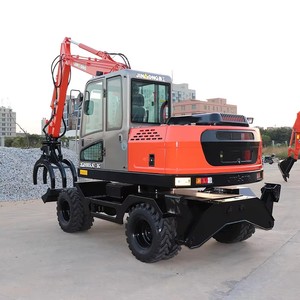 Excavatrice sur pneus de 7 tonnes de marque chinoise EU JGM9085LZ-8 Hengli, avec engrenage/moteur/pompe/roulement à couple élevé, garantie 1 an - Product Image 2