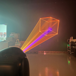 Máy Chiếu <span class=keywords><strong>Laser</strong></span> Lazer 5W 2022 Qixin Đèn <span class=keywords><strong>Laser</strong></span> Vũ Trường Di Chuyển Nhiều Màu RGB 5Watt - Product Image 1