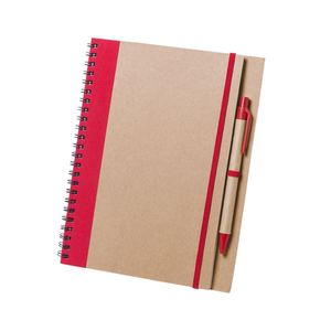 13*18 cm Personalized Logo Spiral Recycled Kraft Paper Business Notebook with Pen Set Eco-Friendly Office Gift Promotion - Product Image 3