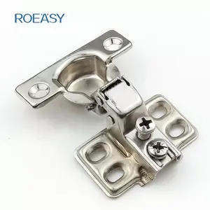 ROEASY-bisagra oculta de acero inoxidable para puerta de armario, mueble de cocina, mesa plegable, cierre suave, 26mm