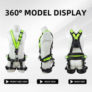 高さとロッククライミングでの屋外作業のためのプロの5点フルボディハーネス - Product Image 3