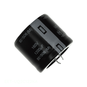 Condensateur original CAP ALUM 1200UF 20% 160V SNAP TH EET-UQ2C122KA à montage traversant 1200 uF - Product Image 1