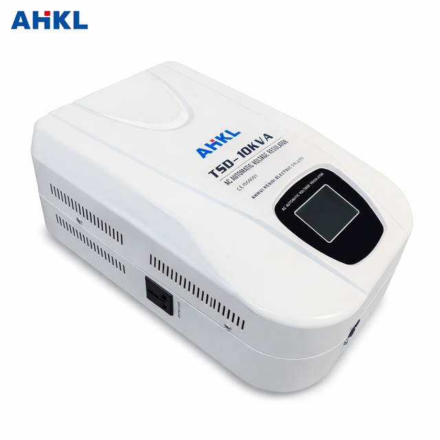 Digital Display 10KVA Wall Mounted 220V Voltage Stabilizer Single Phase Automatic Regulator for Sensitive Equipment