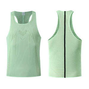เสื้อกล้ามวิ่ง<span class=keywords><strong>มาราธอน</strong></span>ผู้ชาย น้ำหนักเบา โพลีเอสเตอร์ 100% เสื้อกล้ามแห้งเร็ว เสื้อกีฬาฟิตเนส - Product Image 1