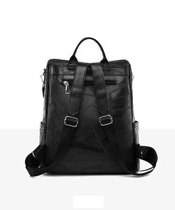 Zaino <span class=keywords><strong>Mini</strong></span> Antifurto Trendy <span class=keywords><strong>2026</strong></span> per Donne, Borsa Scolastica alla Moda in Pelle PU con Fodera in Poliestere per Adolescenti - Product Image 6