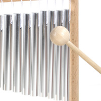 Vente en gros d'instruments de percussion en bois Montessori Orff de haute qualité, carillons à vent pour enfants, instruments de musique