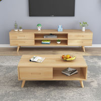 Meuble TV en verre et armoire de rangement pour salon moderne avec design de table basse multifonctionnelle