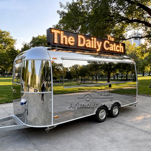 Remolque de Comida Económico, Camión de Hot Dogs, Hamburguesas, Barbacoa de Carbón, Tacos, <span class=keywords><strong>Pollo</strong></span> Frito, con Freidoras, Estufa y Parrilla - Product Image 3