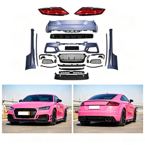 ชุดแต่งรอบคันสไตล์ TTRS MK3 8S ปี <span class=keywords><strong>2023</strong></span> สำหรับ <span class=keywords><strong>Audi</strong></span> <span class=keywords><strong>TT</strong></span> TTS MK3 FV 8J ปี 2015-2019 รุ่นอัพเกรด 15-19 <span class=keywords><strong>TT</strong></span> TTS MK3 FV  ประกอบด้วยกันชนหน้าและหลัง - Product Image 1