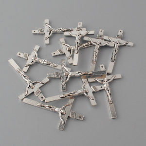 2021 신제품 액세서리 ACR023 맞춤형 INRI 켈틱 정교회 금속 십자가 예수 십자가상 묵주 제작용 - Product Image 4