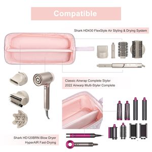 Bolsa de Viaje para Herramientas de Peinado, Compatible con Planchas, Rizadores, Cepillos, Difusores y Secadores de Pelo - Product Image 3