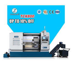 고품질 <span class=keywords><strong>cnc</strong></span> 선반 스테인레스 기계 TCK500 TCK630 TCK800 기계 선반 <span class=keywords><strong>cnc</strong></span> 경사 침대 caxis 라이브 밀링 - Product Image 1