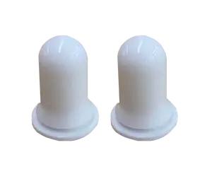 High Quality Factory Price Rubber Head Black White Silicone Teat Plastic Dropper Cap Dropper Rubber Cap Silicone Pear Gloss
