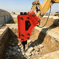 Casse-pierre hydraulique de type boîte à faible bruit pour excavatrice, spécialisé pour les services de projets urbains