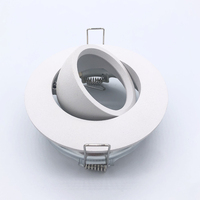 Plafonnier led rond GU10, MR16, 1 pièce, accessoire de cuisine, lumière avec grill