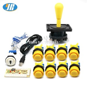 ערכת DIY חדשה של ג'ויסטיק HAPP 8 כיוונים עם מודול מקודד USB למחשב <span class=keywords><strong>Raspberry</strong></span> <span class=keywords><strong>Pi</strong></span> <span class=keywords><strong>MAME</strong></span> Cabinet - Product Image 3