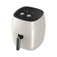 Fabrieksdirecte prijs Grote slimme elektrische airfryer met 5,1-6L capaciteit, 1350W vermogen, oververhittingsbeveiliging voor huishoudelijk gebruik