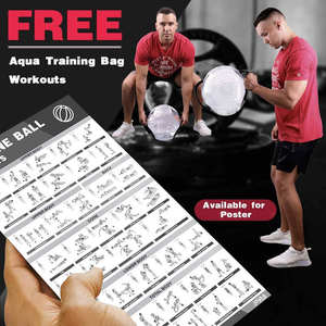 Mini Balón de Fitness Acuático Inflable de PVC, Ecológico, Herramienta de Ejercicio Portátil para Hombres, para Uso en Interiores y Exteriores, con Bolsa de Agua Ajustable - Product Image 5