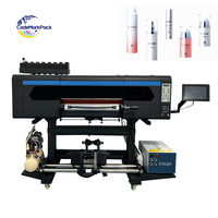 Impresora UV de rollo a rollo de 60 cm x 30 cm, película de transferencia en frío para impresión de pegatinas UV con laminador