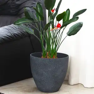 Vaso decorativo para jardim, tinta de plástico para plantar potes de flores