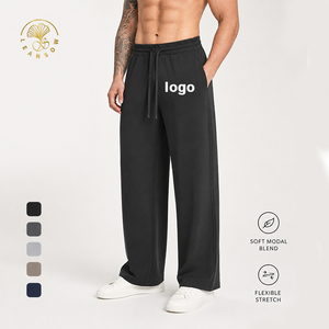 Pantaloni da <span class=keywords><strong>Uomo</strong></span> Eleganti <span class=keywords><strong>a</strong></span> Gamba Larga, Stile Business, Alta Qualità, Tessuto Liscio, Etichetta Privata, Produzione Diretta - Product Image 1