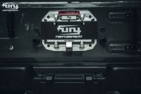 Fury 2018 JL Zubehör Aluminium Heckklappe Heckklappe Kennzeichen für Jeep Wrangler Kennzeichen halter