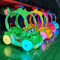 Nouvelle Voiture Tamponneuse Électrique Carrée en Plastique avec Lumières LED, Vitesse Optimale, Utilisation Intérieure/Extérieure, Parc d'Attractions, Marque KS pour Parents
