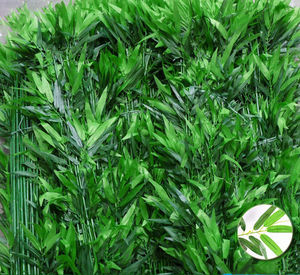 QSLHFH-698 шелк филиал искусственные листья бамбука для продажи - Product Image 5