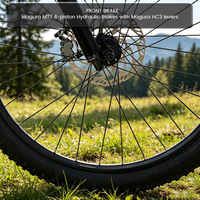 Vélo de montagne électrique en carbone à suspension intégrale EMTB 29 pouces Moteur à entraînement central 12 vitesses Frein à disque hydraulique