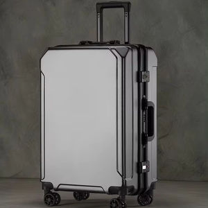 Valise à cadre en aluminium Offre Spéciale légère Spinner TSA Combination Lock Cabin Trolley Sacs en métal pour bagages de voyage faciles - Product Image 1