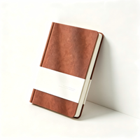 Carnet classique personnalisé à couverture rigide en PU, surface texturée douce, papier épais pour l'écriture, agenda élégant pour la planification quotidienne