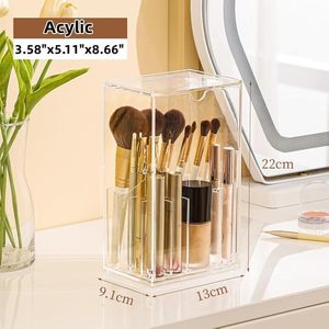 Fabricante Custom Acrylic Makeup Brush Cosmetic Drawer Organizer Para Casa - Product Image 6