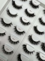 Cils en vison synthétique de luxe haut de gamme, doux et moelleux, courbure D, 15 mm, faux cils en vison, cils en bande de vison synthétique, cils 3D en soie moelleux