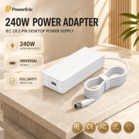 Chargeur mural PD 240W, adaptateur secteur compact haute puissance pour ordinateur portable, tablette, téléphone, voyage, maison, bureau
