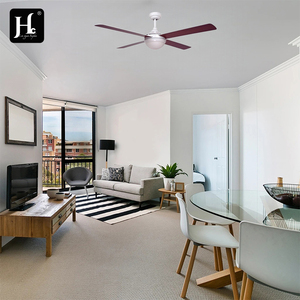 52 inch 132cm white double-sided blade <b>ceiling</b> <b>fan</b> <b>with</b> LED lighting ABS metal <b>remote</b> <b>control</b> suitable for outdoor - Product Image 5