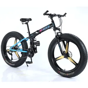 China Supplier High Cost Performance 21Speed 26 inch Fat Tire MACCE Mountain Bike Black Color Fixed Speed Quick Delivery Snow