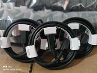 Câble de données de charge rapide 2A à 5 cœurs en cuivre pur blindé TPE Type-C vers Type-C noir pour iPhone et Android