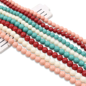Stock à vendre 10mm perles de couleur gemme en verre avec trou rond pour la fabrication de <span class=keywords><strong>bijoux</strong></span> en vrac bricolage perles en gros accessoire - Product Image 4