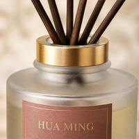 Diffuseur de parfum d'intérieur longue durée HUAMING en bouteille de verre, idéal pour les cadeaux de fêtes et les commandes en gros