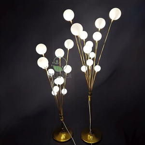 11 cabezales Props Road Lamp Ornament Luminous <span class=keywords><strong>Happy</strong></span> Fruit Tree T Stage Layout telón de fondo boda Luz Decoración eventos FLOWER STAND - Product Image 1