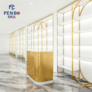 Étagères de magasin de cosmétiques et de soins de la peau pour salons de beauté et boutiques, avec éclairage LED, en promotion - Product Image 3