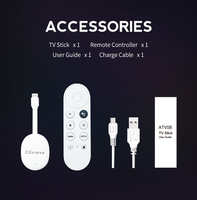 TV STICK TERBARU 2026 XS97 GTV Q WiFi 6 4K Media Streamer Android 12 Quad Core 2GB RAM 16GB ROM Google TV/ Apple TV /Android TV